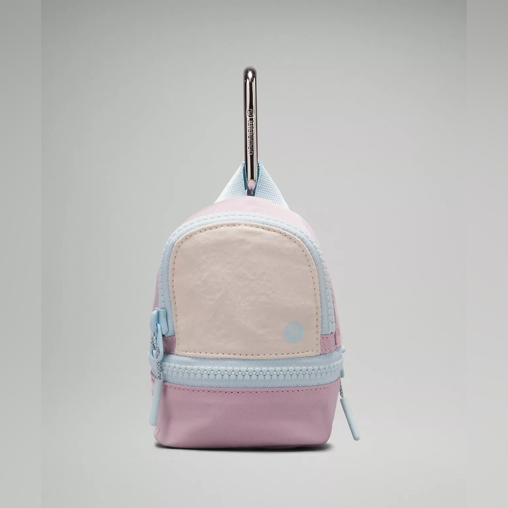 City Adventurer Backpack Nano Pink Peony/Powder Blue/White Opal NWT Lululemon